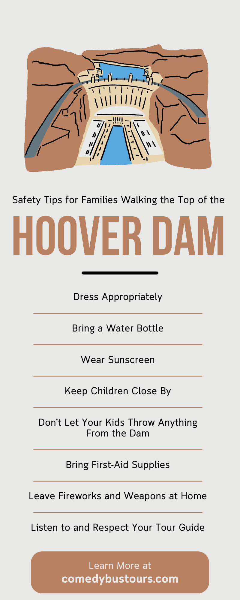 Safety Tips for Families Walking the Top of the Hoover Dam